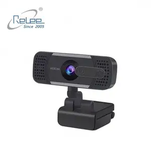 Webcam pour Pc, avec Microphone intégré, caméra Usb, 2,5 ", dispositif de sécurité pour les conférences en ligne