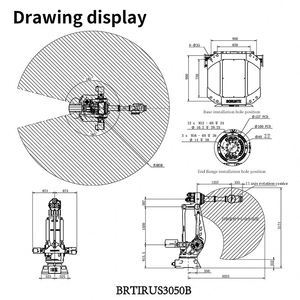 Robot industriel à six axes pour l'alimentation, la manutention et le poinçonnage, bras robotisé de soudage, robot de soudage par pulvérisation Braun - Product Image 2