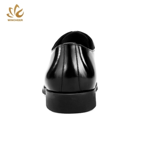 Zapatos de Vestir para Hombre al por Mayor de Fábrica, Personalizados, de Cuero Vacuno Genuino, Estilo Bota Plana, Color Marrón, Formales, para Oficina, Temporada de Otoño - Product Image 5