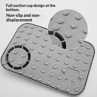 Tapis de léchage en silicone pour chat et chien avec ventouse, alimentation lente anti-étouffement, écologique, facile à nettoyer, qualité alimentaire, étanche
