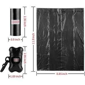 Distributeur de sacs à déjections canines en plastique écologique de haute qualité avec logo personnalisé et contrôle efficace des odeurs - Product Image 2