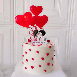 Decorazioni per torte per 18° compleanno, con cuore e stella, decorazione per cupcake, per 18° compleanno, colore: argento