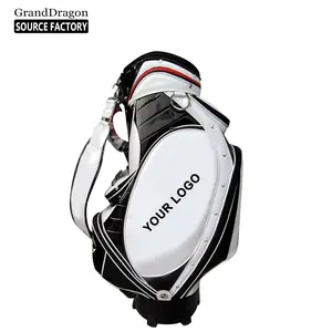 2024 nuevo diseño único de alta calidad PU impermeable personal bolsa de golf