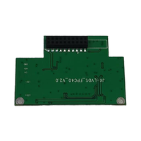 Convertisseur de signal LVDS DIP 30 broches standard vers écran TFT FPC 40 broches avec rétroéclairage LED, résolution 1024*600, alimentation 5V