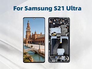 Écran OLED tactile d'origine pour Samsung <span class=keywords><strong>Galaxy</strong></span> S20 S21 S22 S23 S24 Ultra FE, assemblage de panneau d'écran tactile, cadre de batterie - Product Image 1