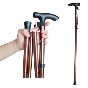 Bastón Plegable Ajustable de 3 Secciones de Fibra de Carbono Personalizado para Personas Mayores con Capacidad para 250 lb - Product Image 6