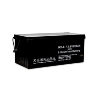 Baterai LiFePO4 12.8V/25.6V 100AH/200AH |   Penggantian Aki Timbal-Asam |   Sistem Tenaga Listrik Surya 6000 Siklus Hidup -20-60C