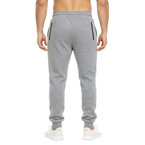 <span class=keywords><strong>Pantalon</strong></span> de <span class=keywords><strong>jogging</strong></span> en molleton pour homme avec logo personnalisé, coupe ajustée, pour le sport et les activités de plein air, en polyester et coton - Product Image 3