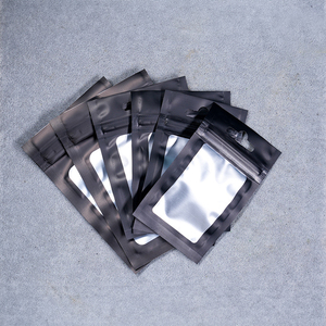 Matte Aluminum Foil Bone Bags Colored Frosted Self Seal Pockets Waterproof Sealable <b>Packaging</b> for Jewelry Phone Case 12x20cm - Product Image 1
