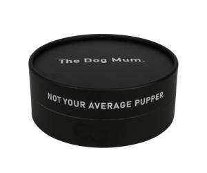 كبير مخصص جولة صندوق أنبوب الكرتون القط الكلب الغذاء صندوق دمي الأسود ورقة الحيوانات الأليفة صندوق تغليف المأكولات - Product Image 3