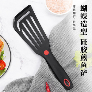 Silicone Fish Spatula Heat Resistant Non Stick Cooking Tool For Frying Steak Kitchen Utensil - Product Image 1