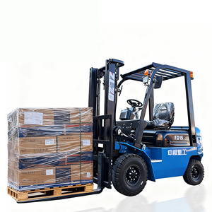 Ein 1,5-Tonnen Kleiner Diesel-Gabelstapler für Materialhandhabung Eignet sich zum Be- und Entladen von Waren in Geschäften und Supermärkten - Product Image 3