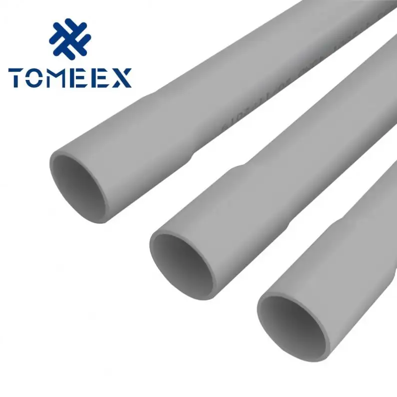 PVC Electrical Pipe Flexible Pipes Bulk And Fittings Schedule 40 20mm Pvc Conduit