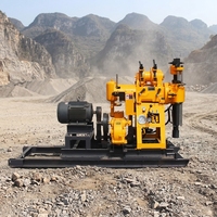 Plataforma de Perforación Hidráulica, 160 m de Profundidad, Motor de 13.2KW, Ligera y Portátil, para Pozos de Agua y Exploración Geológica
