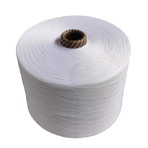 Nguyên trắng 40S kéo sợi <span class=keywords><strong>Polyester</strong></span> 100% Vòng <span class=keywords><strong>Polyester</strong></span> kéo sợi xoáy nhỏ gọn để đan dệt - Product Image 4