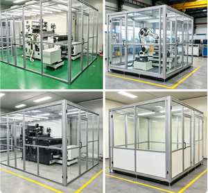 Housse de protection personnalisée pour grand rack, série 6000, cadre en profilé d'aluminium extrudé carré, boîtier de machine industrielle - Product Image 6