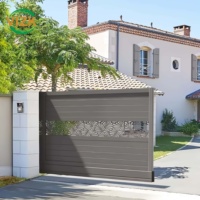 Portails coulissants motorisés à photocellule de sécurité pour allée, nouveaux modèles de portails en aluminium électrique bronze, portails coulissants cantilever