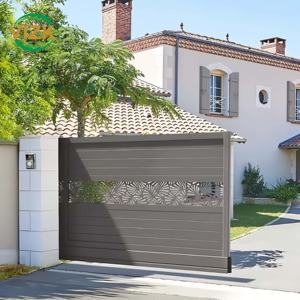 Portails coulissants motorisés à photocellule de sécurité pour allée, nouveaux modèles de portails en aluminium électrique bronze, portails coulissants cantilever - Product Image 5