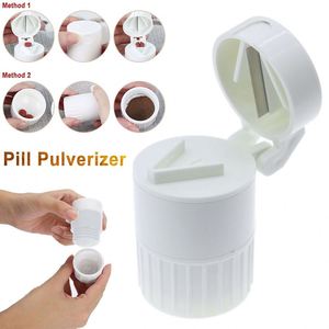 กล่องยา 4-in-1 แบบพกพา สำหรับแยก บด ตัด และบดยาน้ำหนักเบา วัสดุ PC สำหรับเดินทาง รับผลิตตามแบบ - Product Image 4