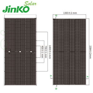 Jinko Tiger Neo N-Type Nouvelle Arrivée Panneaux Solaires 695-720 Watt Silicium Monocristallin Panneau Solaire Array For Home Made In China - Product Image 6