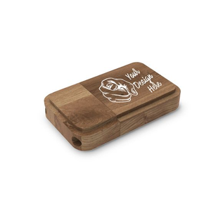 Gitra - Nueva Caja de Regalo de Madera en Forma de Corazón, Personalizada, de Madera de Arce, Nogal y Bambú, Unidad Flash USB 2.0 - Product Image 3