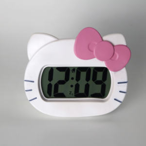 Despertador LCD eletrônico gato fofo - Product Image 2