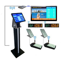 Système de gestion de file d'attente pour hôpital avec distributeur de tickets et afficheur de compteur LED LCD appelant de tickets