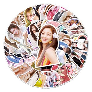 Paquete de 50 Pegatinas Decorativas de Estrellas de Alta Calidad Venta Directa de Fábrica del <span class=keywords><strong>Grupo</strong></span> Coreano de K-Pop Twice - Product Image 5