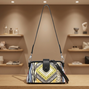 Nuevo Bolso de Hombro Personalizado para Mujer, Estilo Vintage, de PU, con Cierre, Ligero, de Lujo, Mini, Bohemio, Diseño Exclusivo, para Cena, Verano/Invierno - Product Image 3