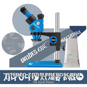 6X-45X Trinocular Stereo Zoom <b>Microscope</b> | 0.5CTV Interface Phone Repair <b>Microscope</b> Large Workbench IP54 Precision Optical Tool - Product Image 2