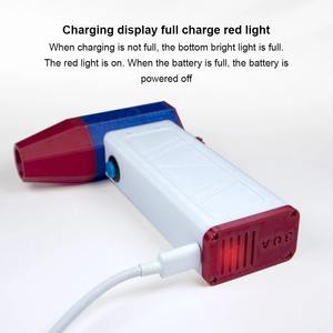 Ventilador de Mano con Motor sin Escobillas de 140000 RPM, Ventilador de Conducto Turbo Jet, Soplador de Aire Portátil de 52 M/S, Carga Tipo-C con Pantalla de Energía - Product Image 2