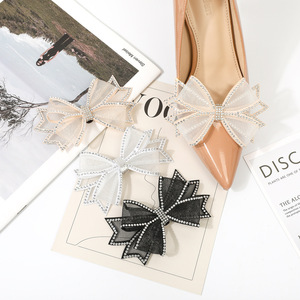 Tela personalizada <span class=keywords><strong>de</strong></span> fábrica DIY arco zapato Clip accesorios boda <span class=keywords><strong>fiesta</strong></span> moda zapato decoración hebilla ornamento <span class=keywords><strong>clips</strong></span> <span class=keywords><strong>para</strong></span> mujeres 6 - Product Image 2