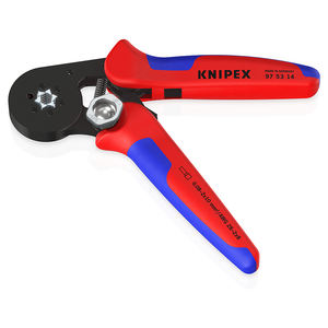 Outil de sertissage KNIPEX 97 53 14 SB pour embouts (ferrules), avec réglage automatique pour le sertissage latéral avec poignées - Product Image 2
