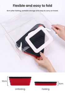 Food Grade Silicone Stretch Lid Reusable Food <b>Storage</b> Cover Leak Proof Microwave Safe OEM ODM Heat Resistant Kitchen - Product Image 5