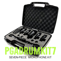 PGA 7 Parçalı Dinamik Kardiyoid Metal Davul Seti, Sahne Performansı için Kablolu Mikrofon Setiyle Birlikte
