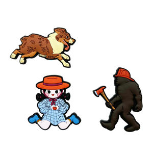 Aimant de réfrigérateur en PVC moulé en caoutchouc souple 2D, personnalisé, certifié, échantillon gratuit, décoration magnétique - Product Image 4