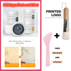 Masque à l'<span class=keywords><strong>argile</strong></span> et à l'armoise au thé vert biologique de marque privée OEM Soin de l'acné Masque à l'<span class=keywords><strong>argile</strong></span> au kaolin - Product Image 6