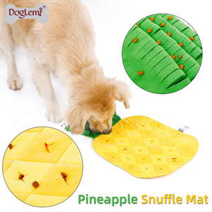 Estera de comida de entrenamiento para perros con parte inferior antideslizante en forma de piña, almohadilla lavable para olfatear mascotas - Product Image 4