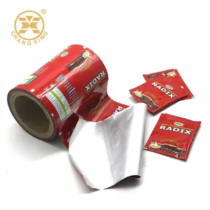 Printed Foil Film Customize Design Printed Flexible Aluminum Foil AL Mylar Extrusion Lamination Film For Tea/Honey/Coffee/Milk Powder/Chips