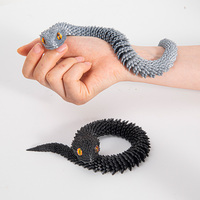 Dragon serpent imprimé en 3D figurines imprimées en 3D décoration du nouvel an 2025 ornement de table traditionnel jouets 3d pour enfants cadeau de noël