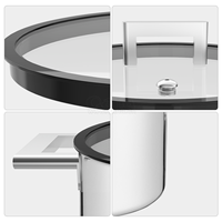 Ensemble de 13 ustensiles de cuisine Oudro Classic en acier inoxydable écologique avec poignées creuses, design à angle droit, compatible induction, pour la cuisine à domicile