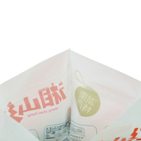 Sachet refermable à fermeture éclair avec fenêtre transparente, étanche, en plastique, pour emballage, fourni directement par l'usine