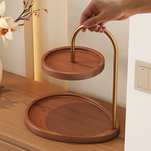 Organizador de Joyas de Bambú Vintage, Bandeja para Llaves de Entrada, Almacenamiento de Aromaterapia, Decoración de Escritorio, Exhibidor - Product Image 5