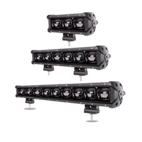 Lumière tout-terrain super puissante à une rangée de lentilles 6D 8 pouces 30w pour Jeep, voiture, camion, SUV, VTT, bateau, tout-terrain, barre lumineuse LED 12V 24V