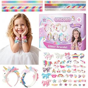 Cute Princess Headband <b>Kit</b> Kids <b>DIY</b> Hair Accessories Sequin Bow Butterfly Flower Star Craft Supplies Gift Box - Product Image 1