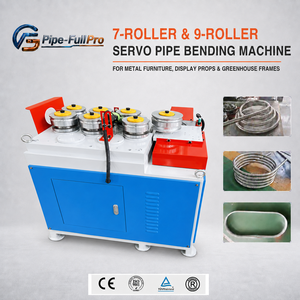 Machine à cintrer les tubes en arche pour serres, avec contrôle précis de la courbure, pour cintrage de tubes de différentes tailles et rayons, pour la fabrication de cadres en acier - Product Image 1