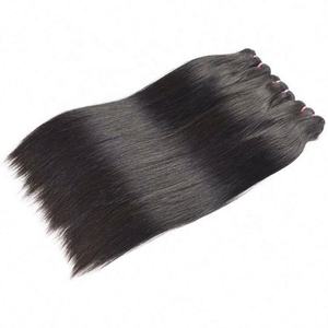 Cheveux vierges brésiliens Remy super double tirés, lisses, 12A, 3 paquets, 1b #   Noir naturel 8-24 pouces Marque Amygirl - Product Image 2