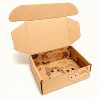 Boîtes Postales en Carton Ondulé Épaissi Couleur avec Logo Personnalisé, Emballages Écologiques pour le E-Commerce Vêtements, Chaussures et Chaussettes