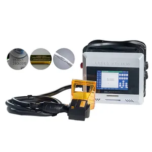 Kleine Draagbare 20W Draagbare Fiber Laser Markering Machine Voor Metalen Sieraden Print Vervaldatum Codering Machine Laser Marker