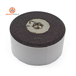 Commercio all'ingrosso 4 pollici 100mm di carburo di silicio nero mola di pietra per marmo granito pietra naturale lucidare i bordi controsoffitti - Product Image 1